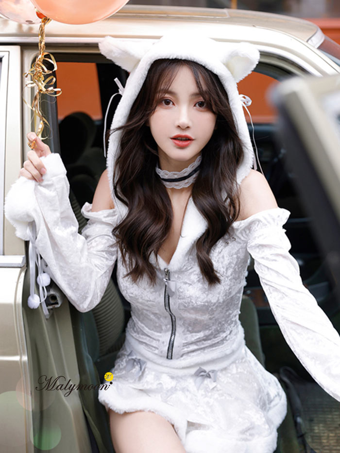 楽天市場】[正規品]猫 コスプレ 白猫 猫コスプレ セット 白 ねこ ネコ