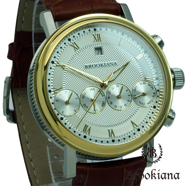楽天市場】ブルッキアーナ BROOKIANA 腕時計 自動巻き BA1664-SVGP