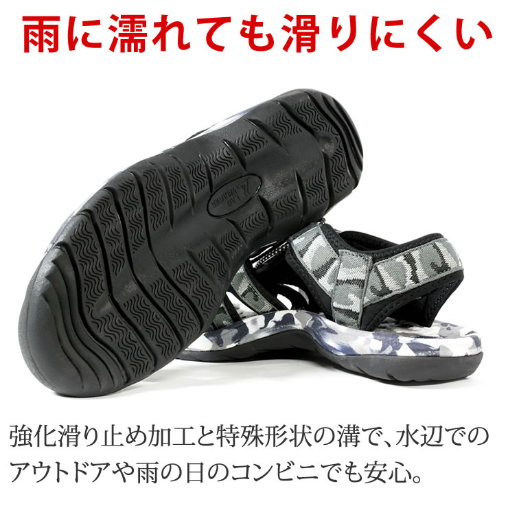 楽天市場】サンダル メンズ レディース スポーツサンダル 耐衝撃・衝撃