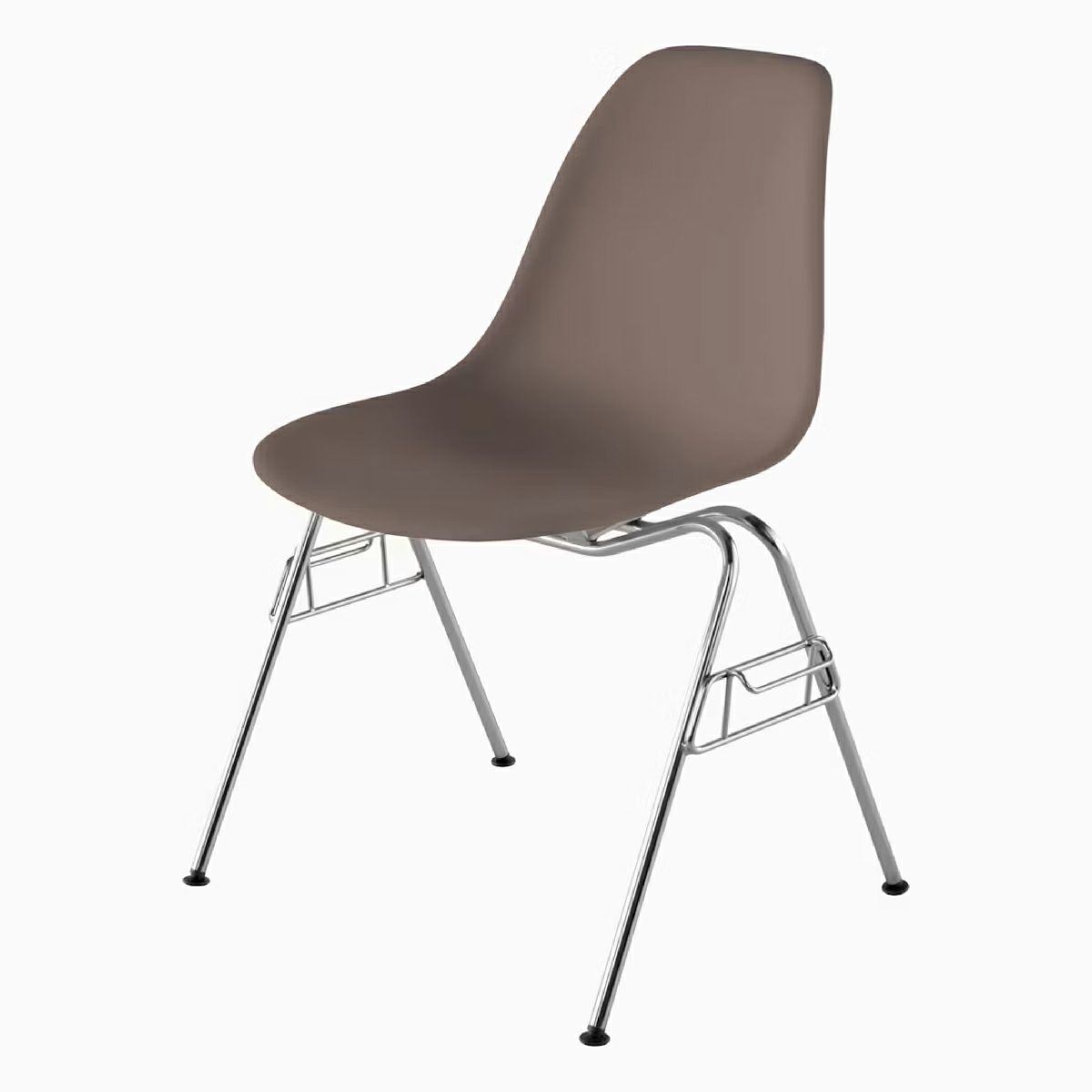 楽天市場】イームズ サイドシェルチェア DSS ココア クロームベース