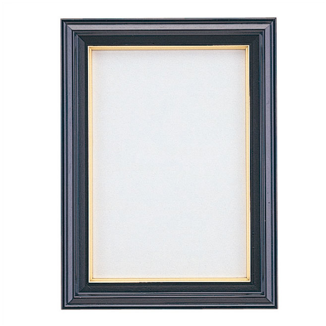 楽天市場】フジ 木製 肖像額 L判 黒 金線入 額縁 写真立て フォト