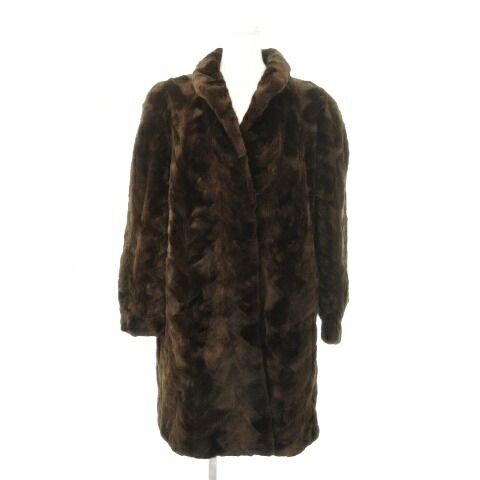 楽天市場】毛皮 コート シェアードミンク パープルの通販