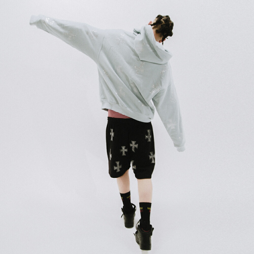 楽天市場】UNKNOWN LONDON / Cross Rhinestone Shorts : VENTURER
