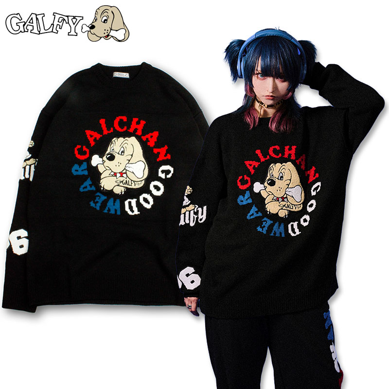 楽天市場】ガルフィー GALFY 二代目わんんわん大学 セーター ニット