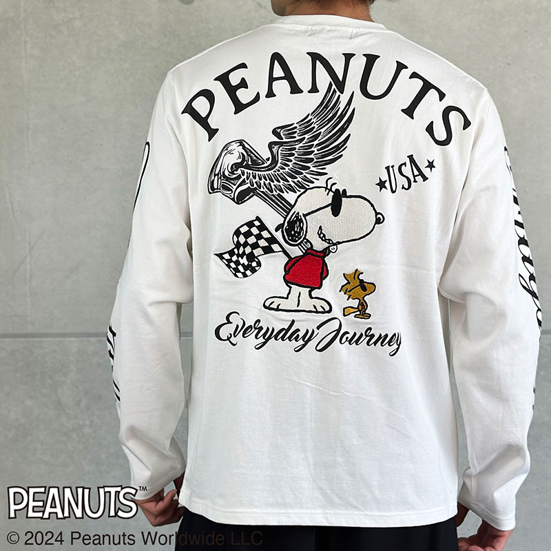 楽天市場】SNOOPY×Flagstaff フラッグスタッフ スヌーピー刺繍 長袖T