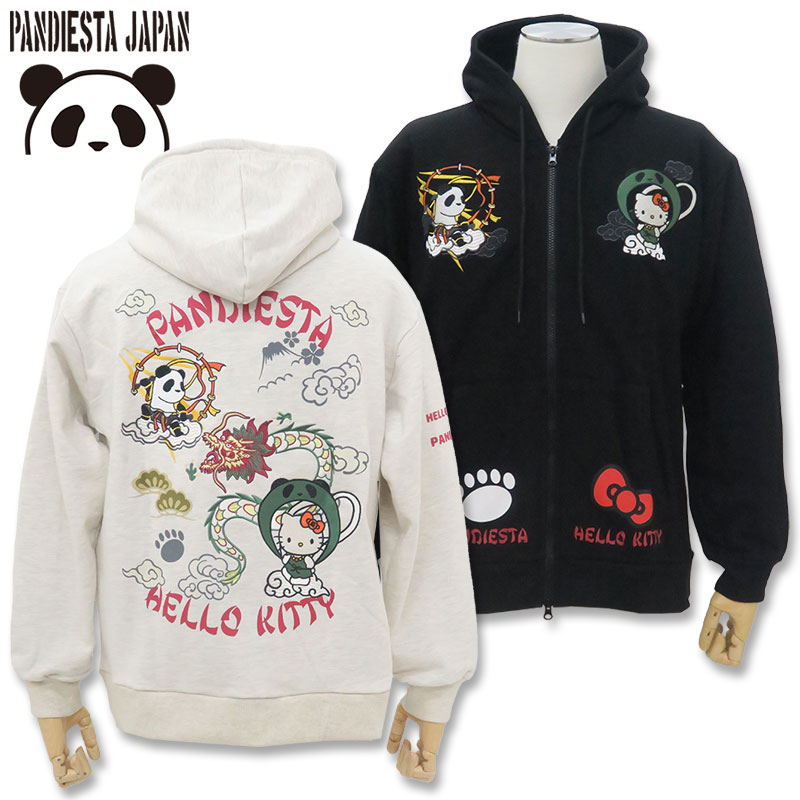 楽天市場】パンディエスタ×キティちゃんコラボ 風雷神 フルジップ