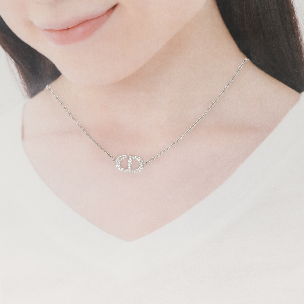 楽天市場】Dior ディオール ネックレス ペンダント PETIT CD プチ