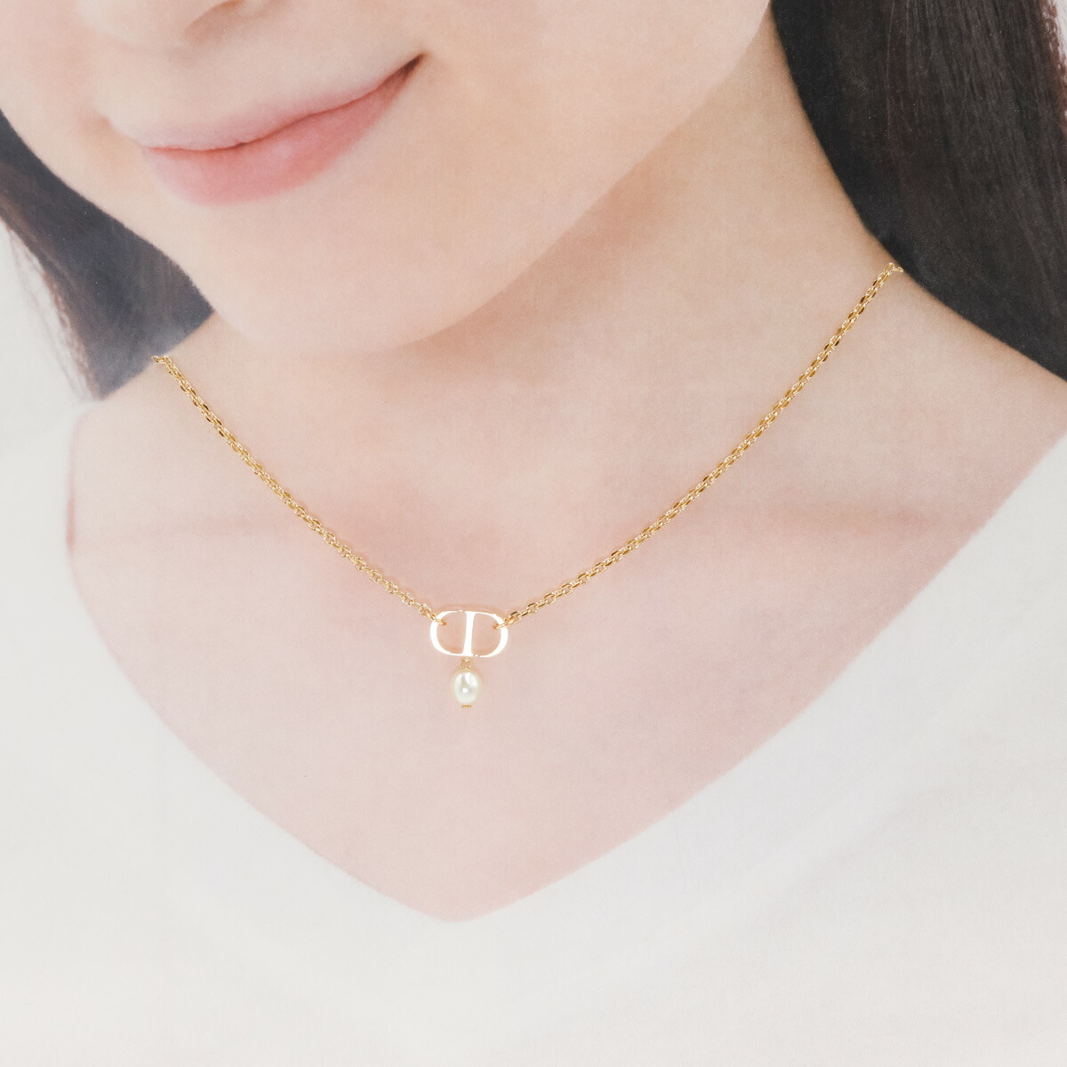 楽天市場】Dior ディオール ネックレス ペンダント PETIT CD プチ