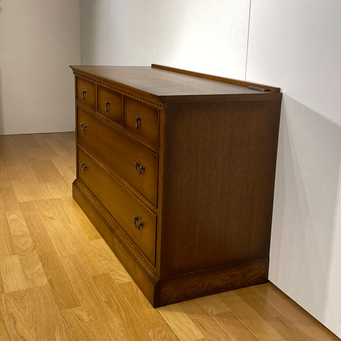 楽天市場】ローチェスト タンス チェスト 収納家具 ナラ無垢 日本製