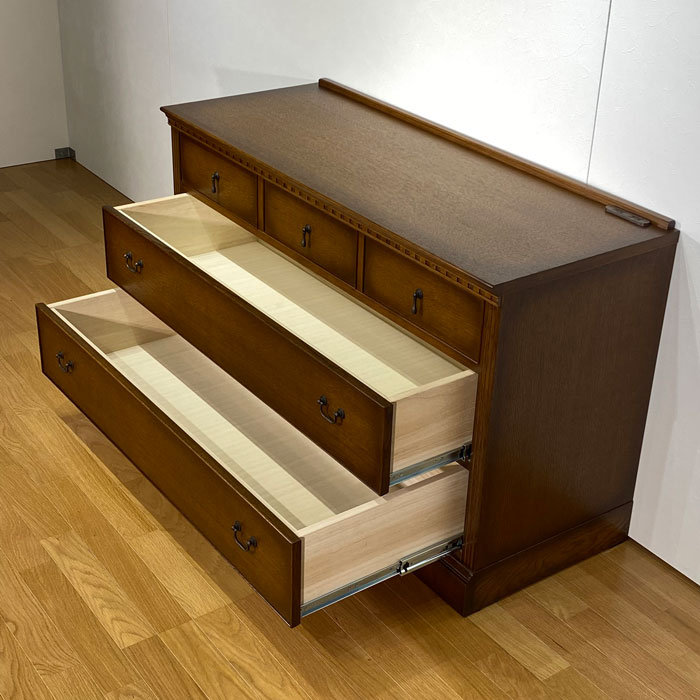 楽天市場】ローチェスト タンス チェスト 収納家具 ナラ無垢 日本製