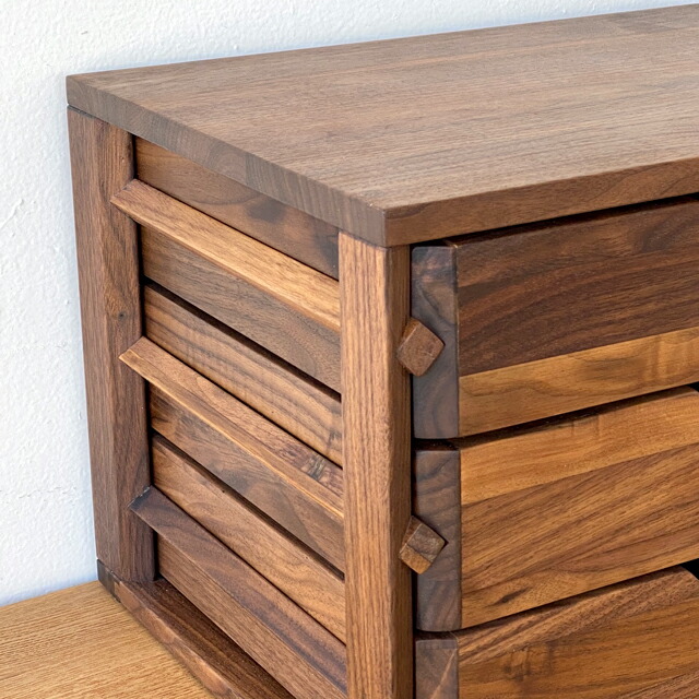 楽天市場】レターケース A4 収納 木製レターケース ウォールナット無垢