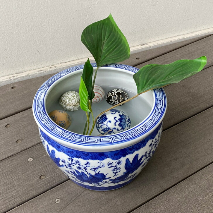 楽天市場】水鉢 睡蓮鉢 水盤 すいれん鉢 メダカ鉢 金魚鉢 陶器