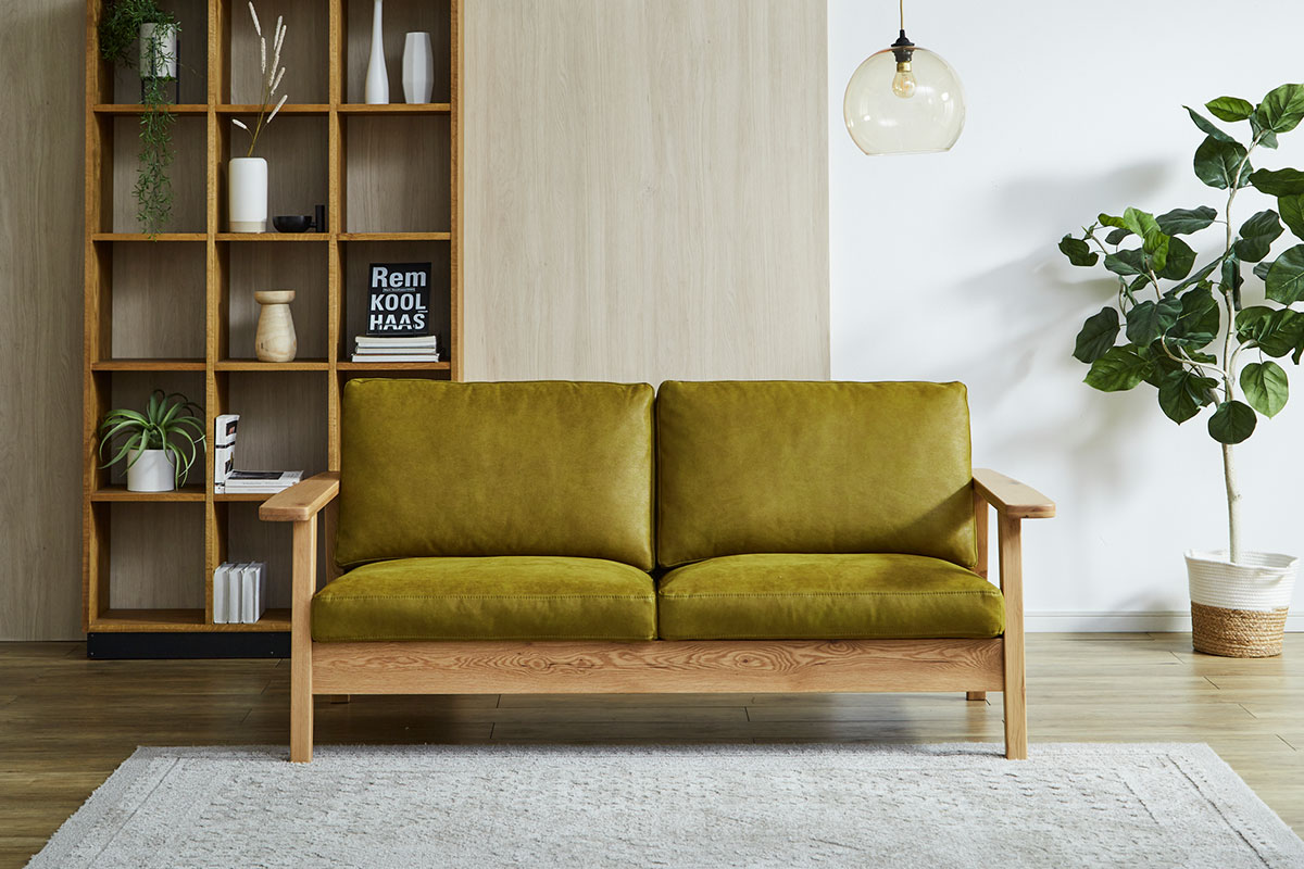 楽天市場】【送料無料】oliveソファ 3人掛け 2人掛け オットマン 木