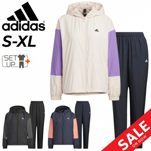 楽天市場】送料無料 アディダス ウィンドブレーカー レディース 上下