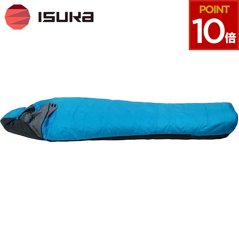 楽天市場】ISUKA イスカ 寝袋 シュラフ -6℃-6度 コンパクト 軽量 車