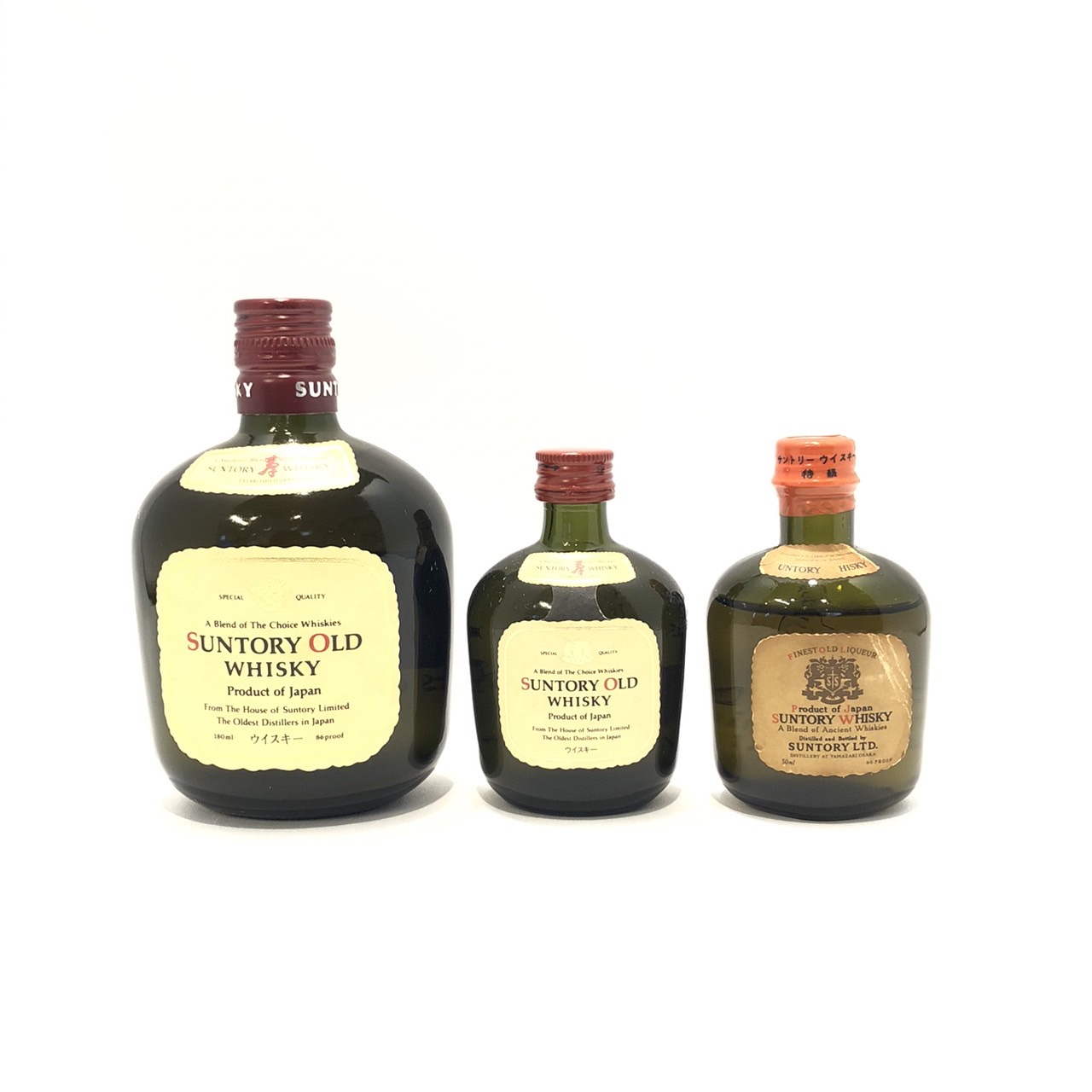 楽天市場】サントリー オールドミニチュア 3本セットSUNTORYOLD WHISKY