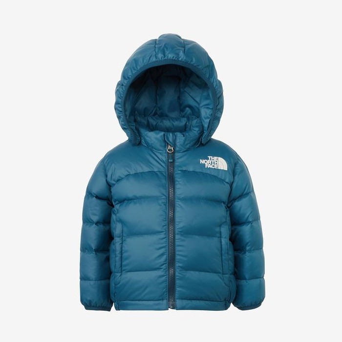 お値下げ中】THE NORTH FACE 90センチ キッズ ダウン 水色 シーシー様