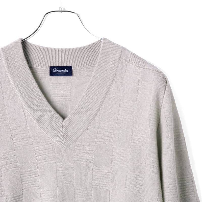 楽天市場】Drumohr / ドルモア｜バスケット調カシミヤハイゲージV