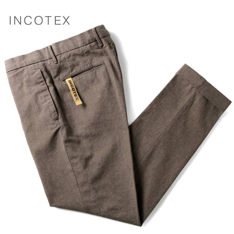 楽天市場】incotex slacks インコテックススラックス コットンパンツ