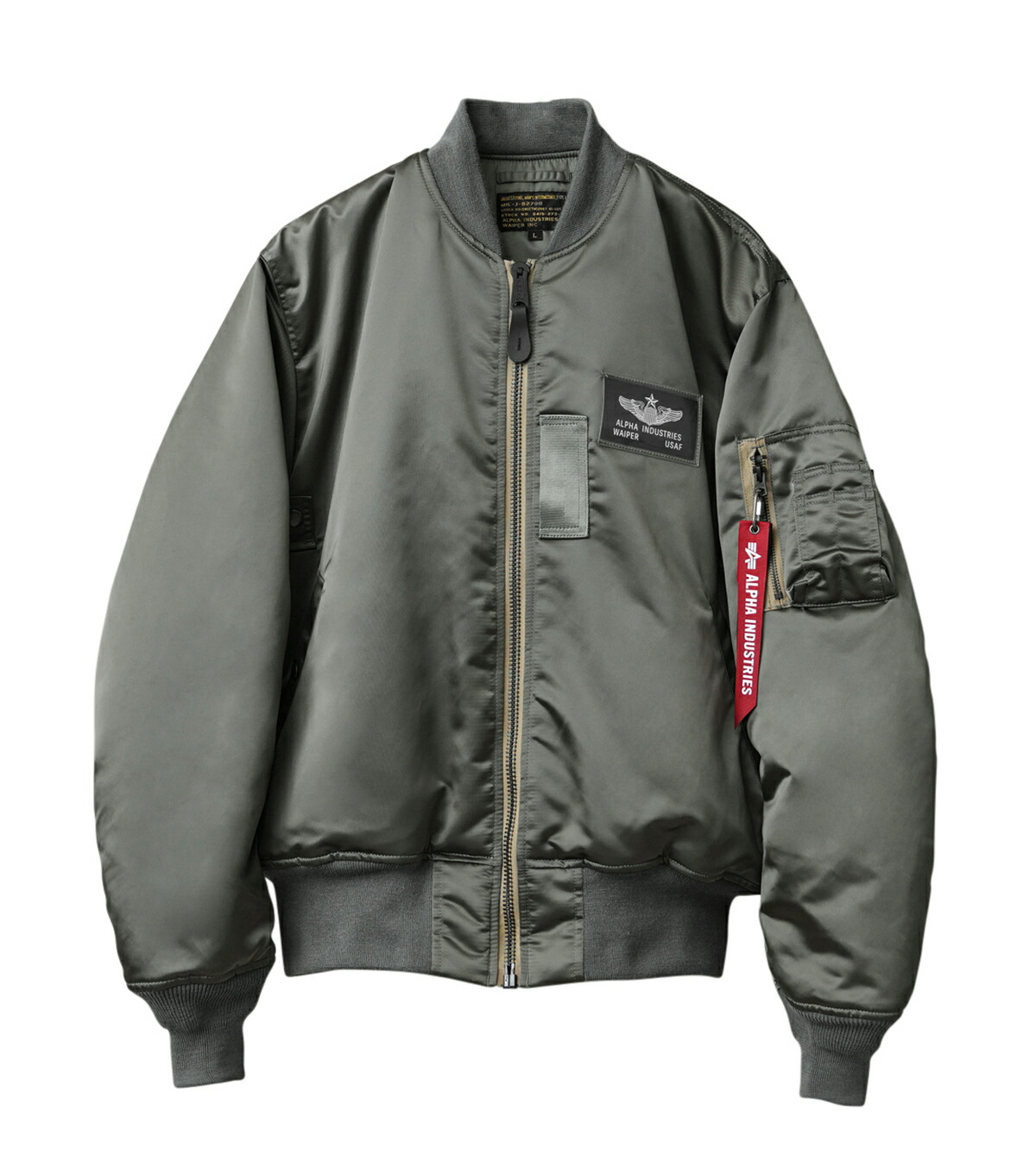 楽天市場】アルファ ma-1（カラーグレー）の通販