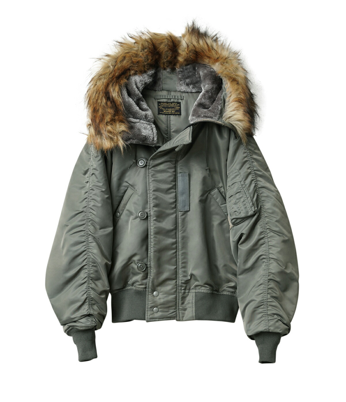 楽天市場】フライトジャケット N－2B（カラーグレー）（コート