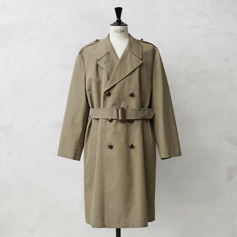 楽天市場】☆実物 USED オランダ軍 DOUBLE BREASTED トレンチコート