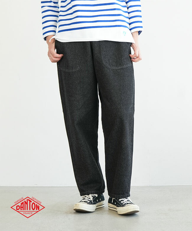 楽天市場】◇[JD-2540KBK]DANTON(ダントン) WOMEN'S BLACK DENIM EASY