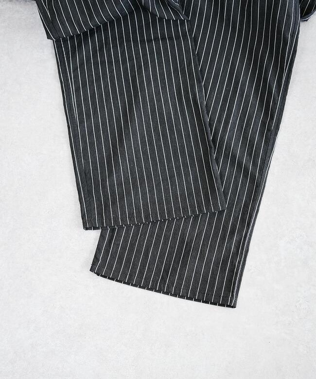 楽天市場】[YAR-25SS-P6]Yarmo(ヤーモ) Boiler Suit_C/L Stripe