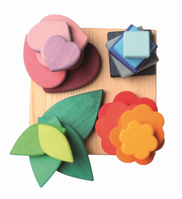 楽天市場】グリムス お庭のつみき スタッキングボードシェイプス