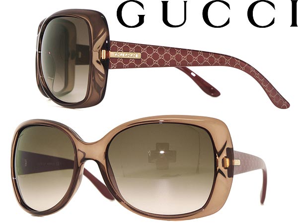 楽天市場】サングラス GUCCI グラデーションブラウン グッチ GUC-GG