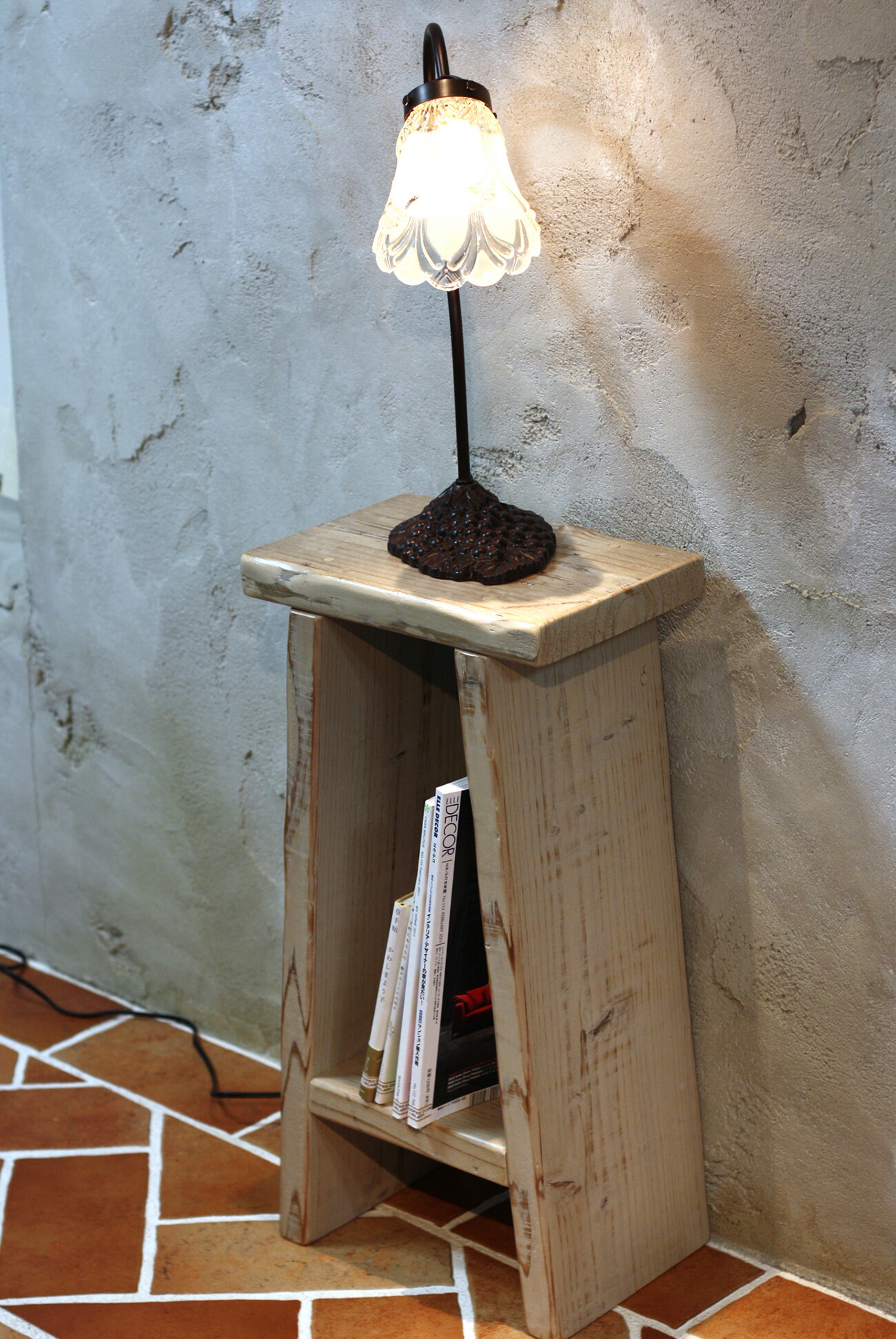 楽天市場】OLD ASHIBA（足場板古材） 踏み台(ふみだい）スツール 中棚