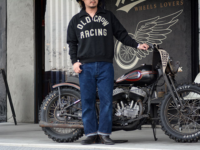 楽天市場】【OLD CROW/オールドクロウ】2025SS「Half Zip Sweat”OLD