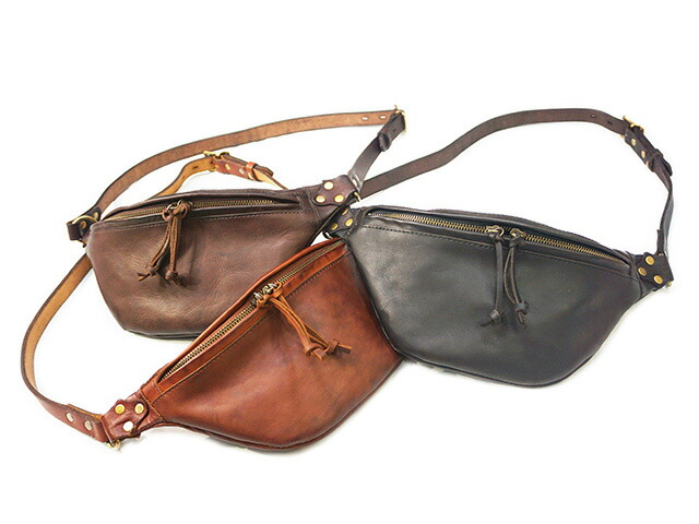 楽天市場】全3色【vasco/ヴァスコ】「Leather Waist Bag”Large”/レザー