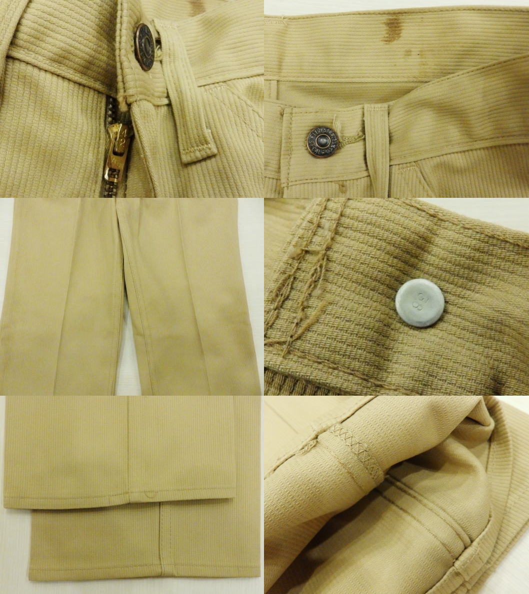 楽天市場】リーバイス517 STA-PREST ビッグE ピケ 70S LEVIS517 デッド