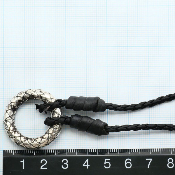 楽天市場】ボッテガヴェネタ イントレチャート サークル シルバー