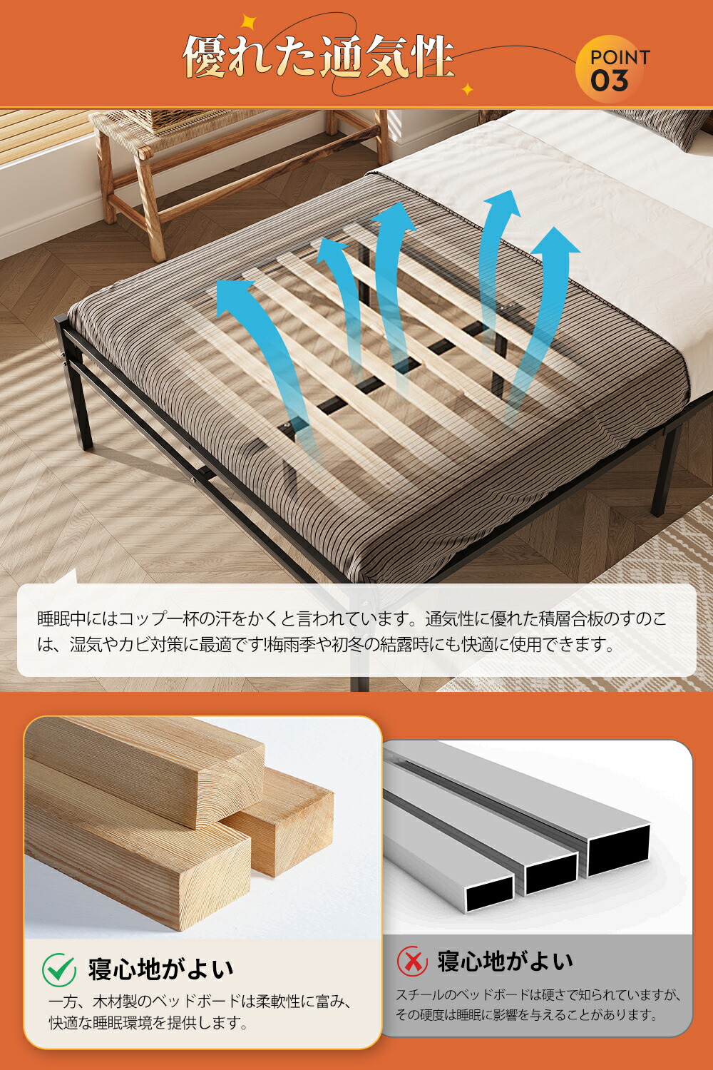 楽天市場】クーポン最大1,000円OFF☆WLIVE ベッドフレーム 宮棚付き 2