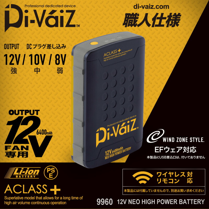 Di-Vaiz 12V 高出力ファンセット Di-Vaiz 12V 高出力ファンセット