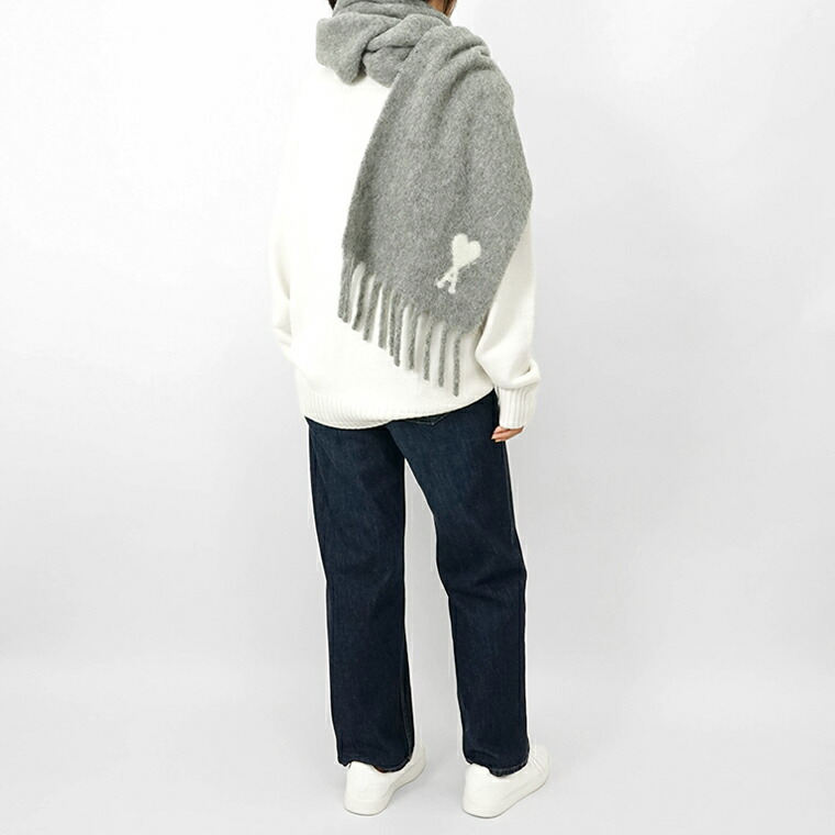 楽天市場】アミ AMI レディース メンズ マフラー AMI DE COEUR USF673