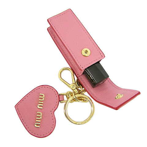 楽天市場】ミュウミュウ MIU MIU レディース リップケース＆キーリング