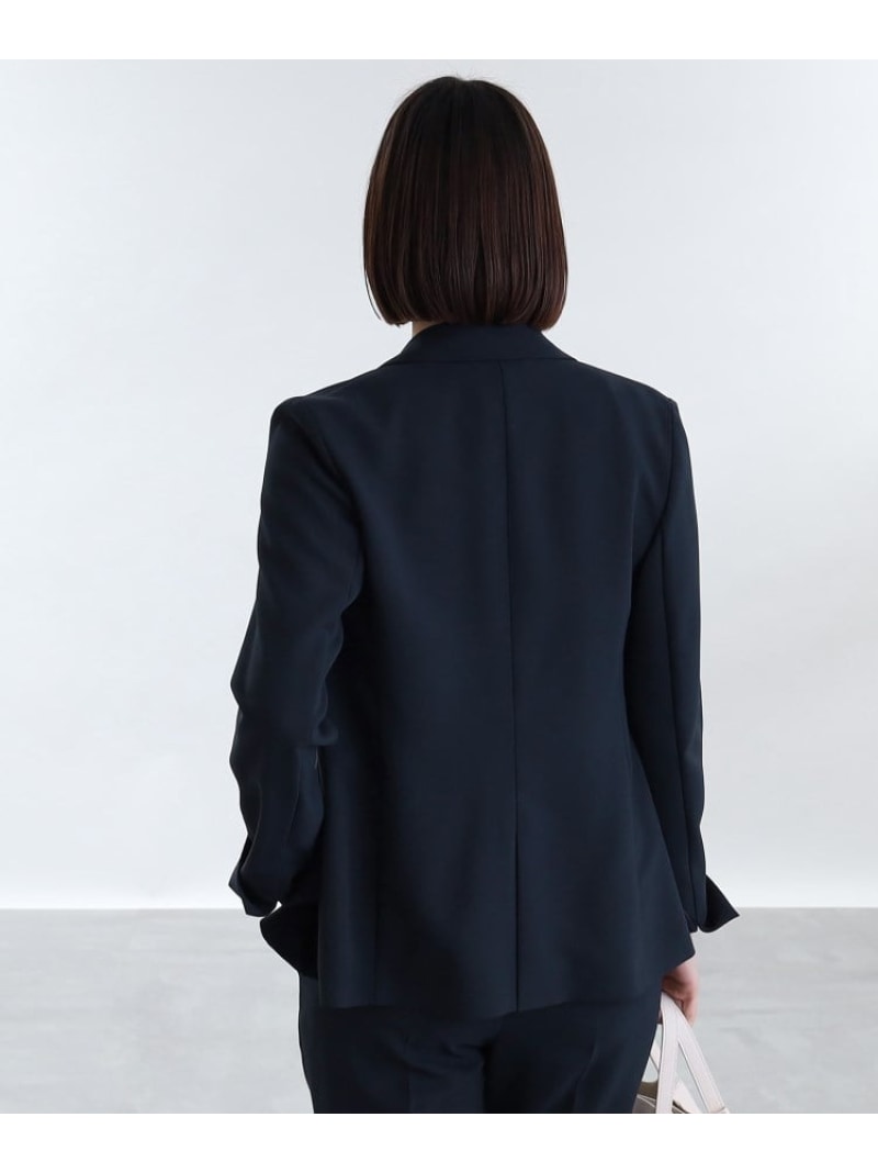 楽天市場】【定番スーツ/UVケア/洗える】ウール調テーラードジャケット