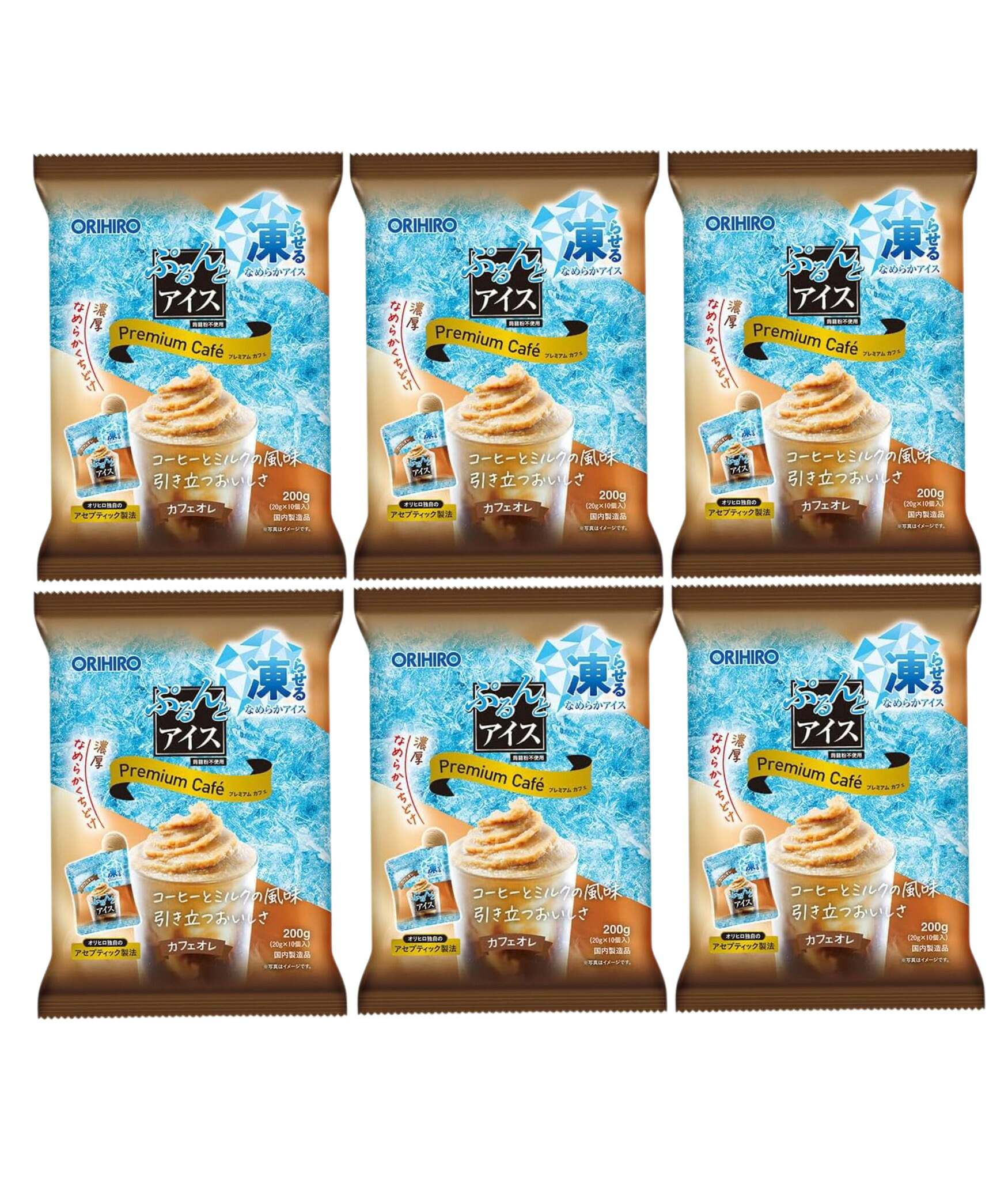 楽天市場】オリヒロ ぷるんとアイス カフェオレ (20g×10個入)×6袋