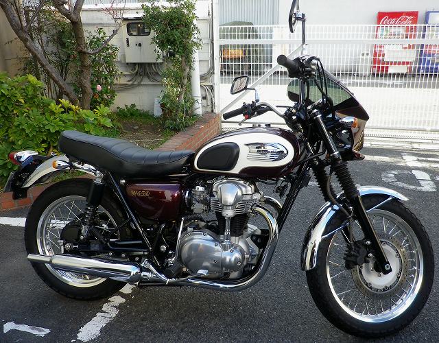 楽天市場】W650 汎用ビキニカウル タイプAEROスクリーン [純正色塗装