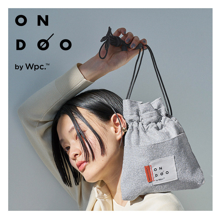 楽天市場】【Wpc.公式】ONDOO ラメ2way巾着バッグ【レディース