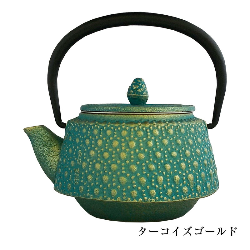 楽天市場】【直火不可】奥州 南部鉄器 急須 九重亀甲春色さくら