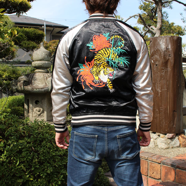 楽天市場】スカジャン【YHSKJ23301-1】スカジャン メンズ 和柄刺繍