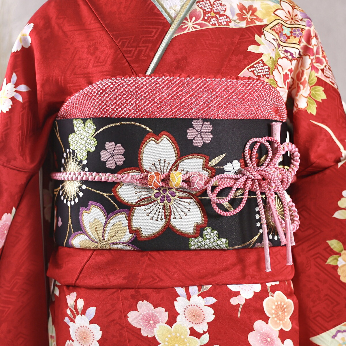 楽天市場】【中古】振袖 7点フルセット L〜LLサイズ 振袖セット 振袖