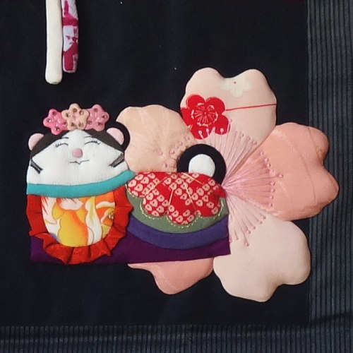 楽天市場】古布 創作 押絵タペストリー 犬雛 お雛飾り おひな様 ひな