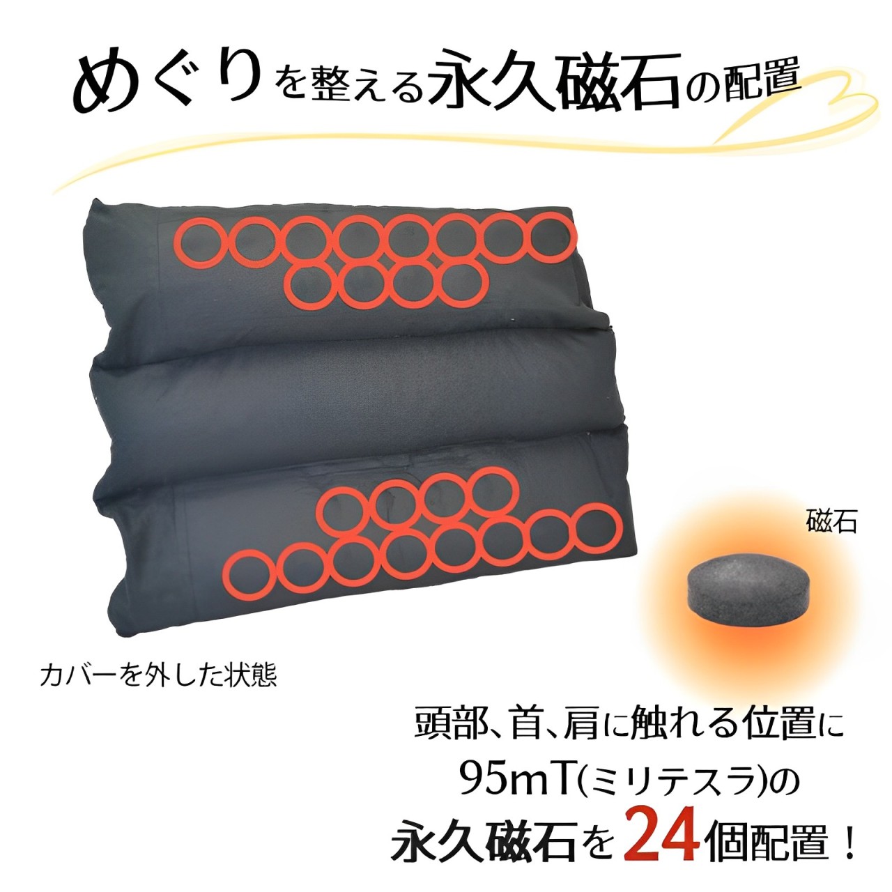 楽天市場】【2個セット特別価格】光の扉枕 【 わかさ生活 公式 】 磁気