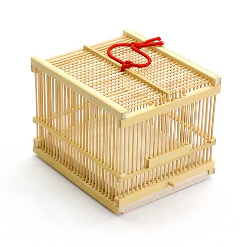 楽天市場】駿河竹千筋細工 角型虫篭（中） 虫籠 静岡県伝統工芸品