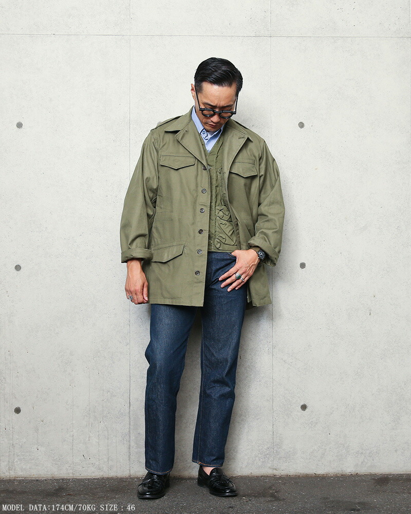 楽天市場】☆実物 USED フランス軍 M-47 フィールドジャケット 前期型